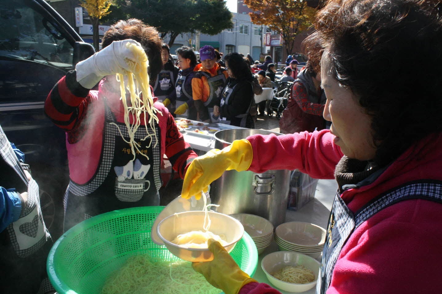 수원효사랑봉사회 자장면 봉사